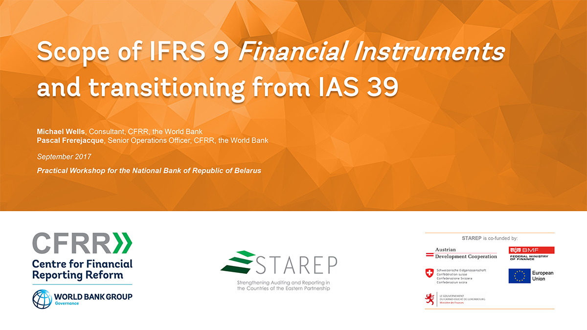 Scope Of Ifrs Financial Instruments And Transitioning From Ias